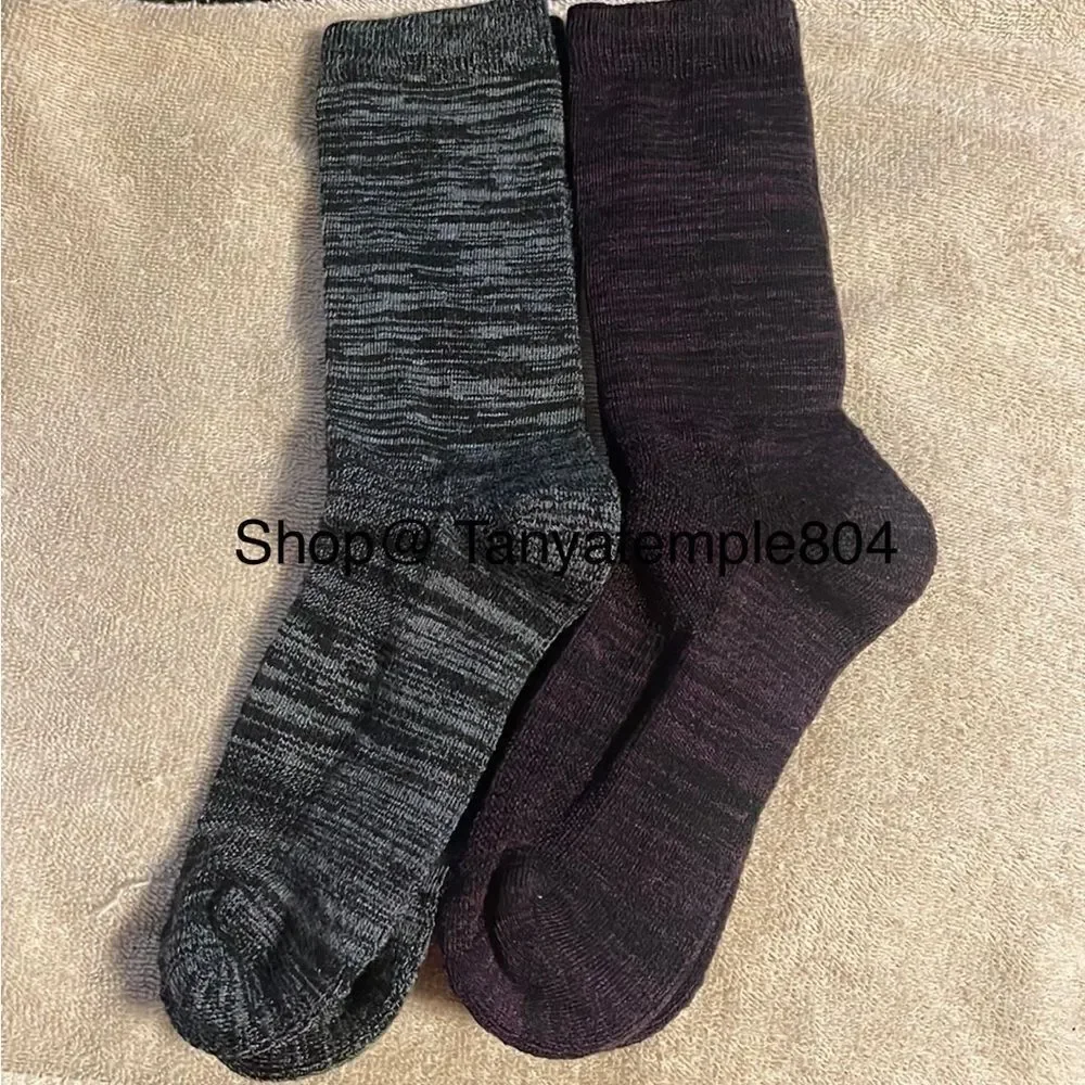 Kirkland Signature Ladies' Extra-Fine Merino Wool Blend Crew Sock, 4-pai…